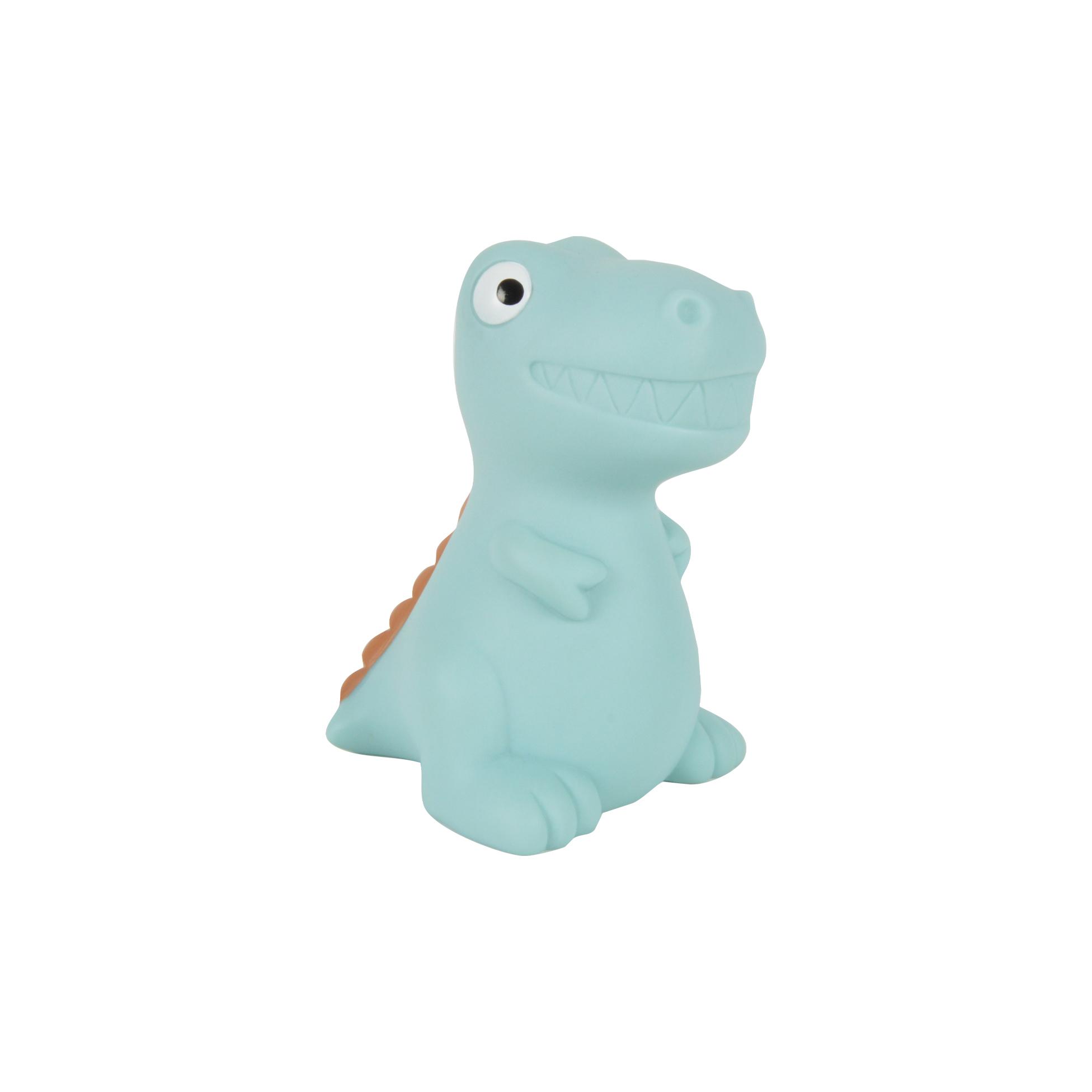 VEILLEUSE LED VINYLE A PILES DINO WORLD 9.5X9X13.5CM