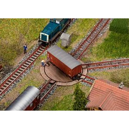 FALLER 222114 Kleine Waggondrehscheibe mit Servoantrieb, Spur N