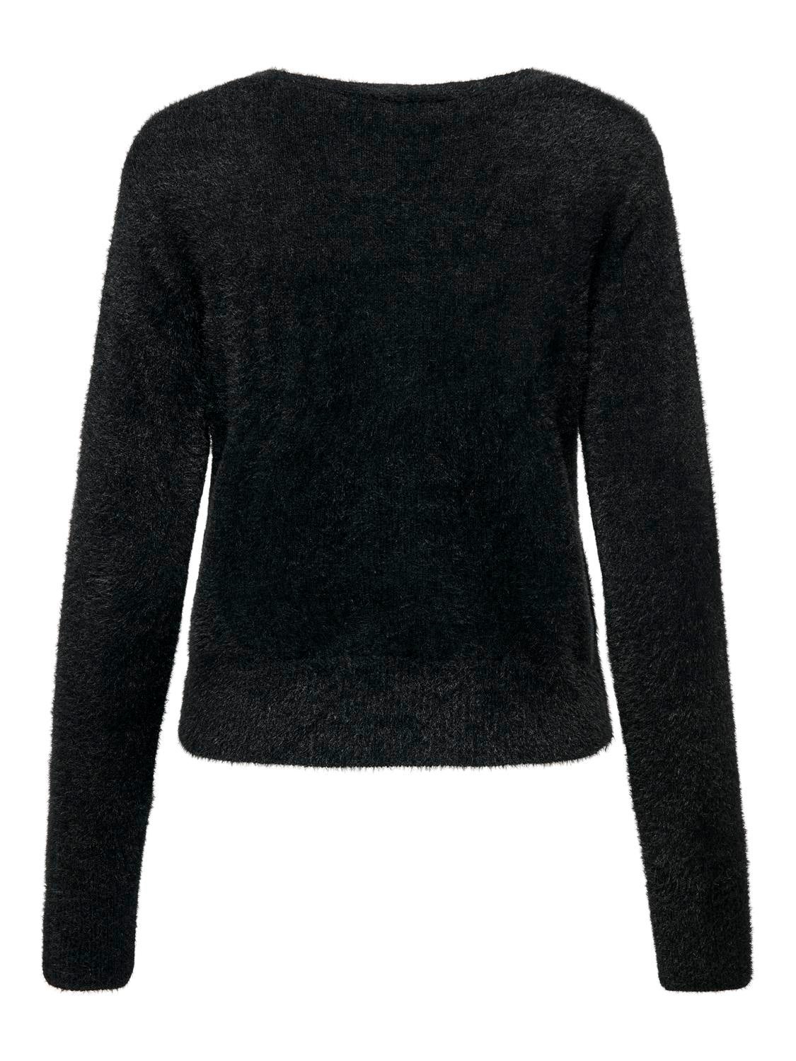 ONLELLA Strickpullover Black