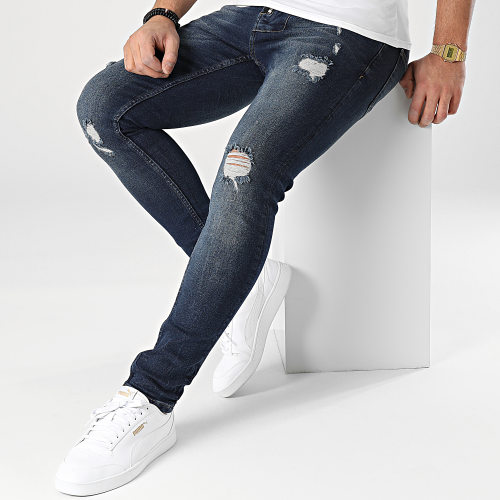 Jean Slim B6684 Bleu Brut