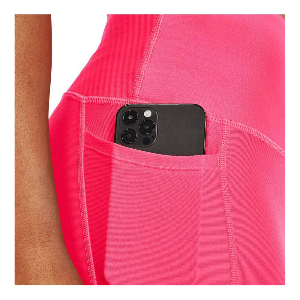 Under Armour ARMOUR HIRISE - Legging Femme pink shock/white