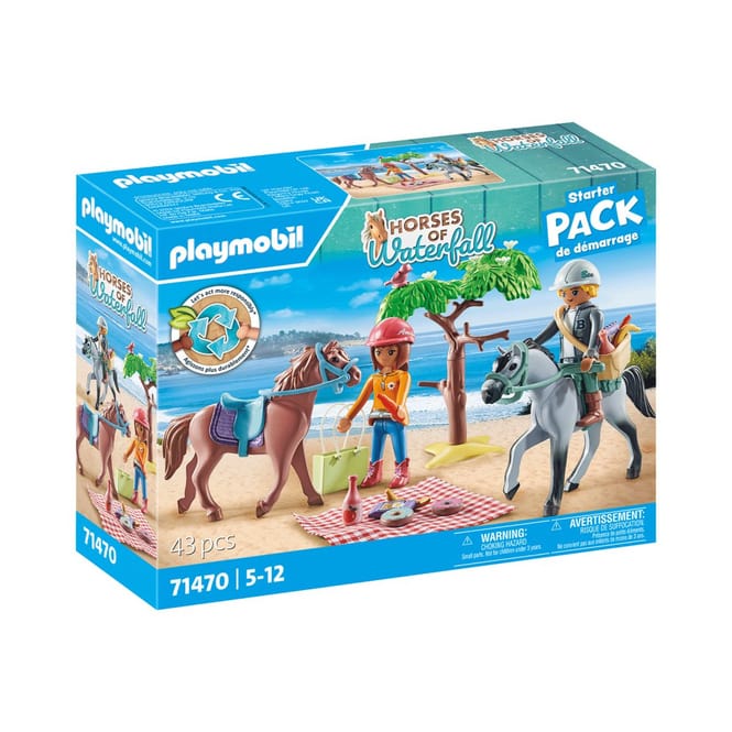 Playmobil® 71470 - Starter Pack Reitausflug an den Strand mit Amelia und Ben - Playmobil® Horses of Waterfall