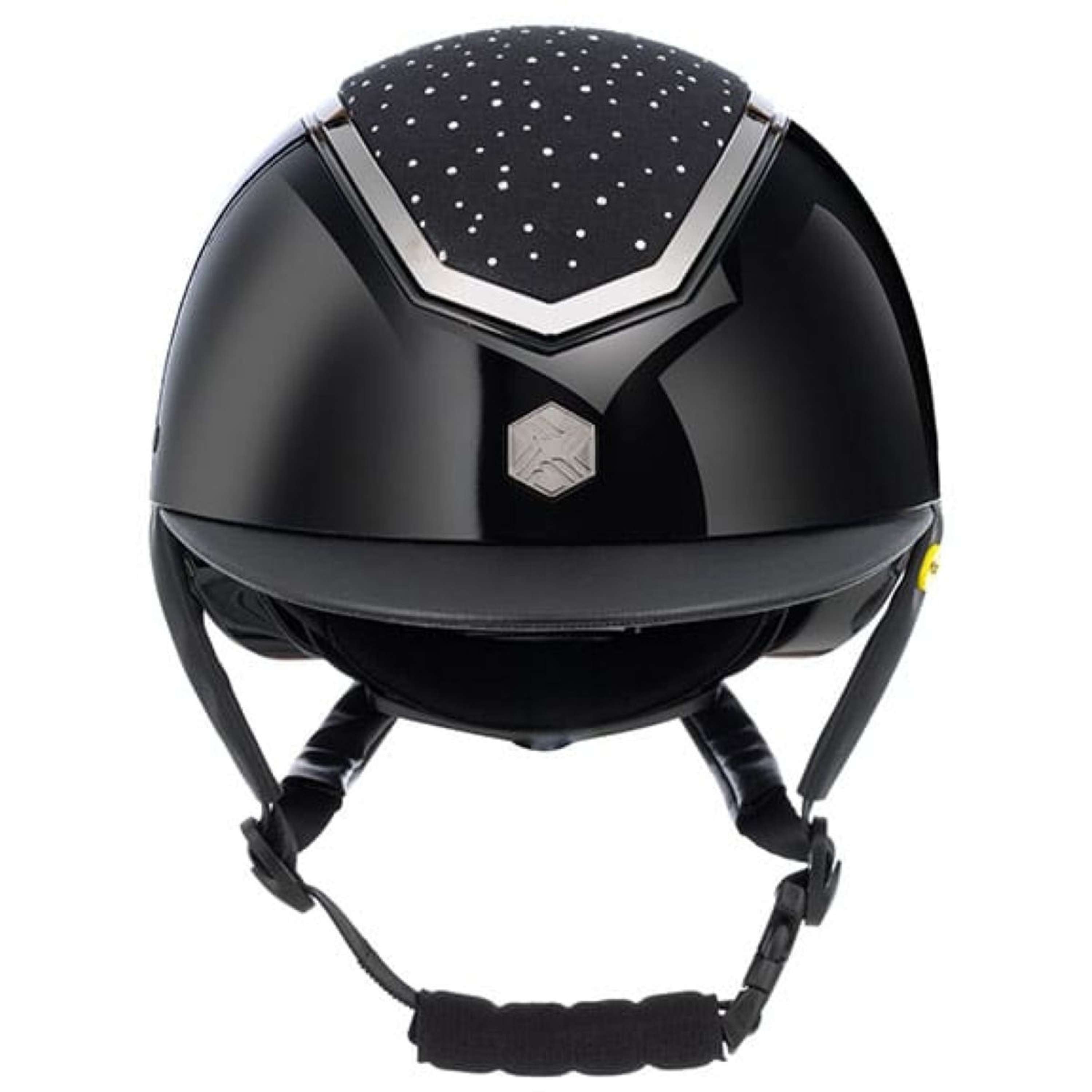 Charles Owen Cap Kylo Crystal MIPS Black Gloss/Chrome