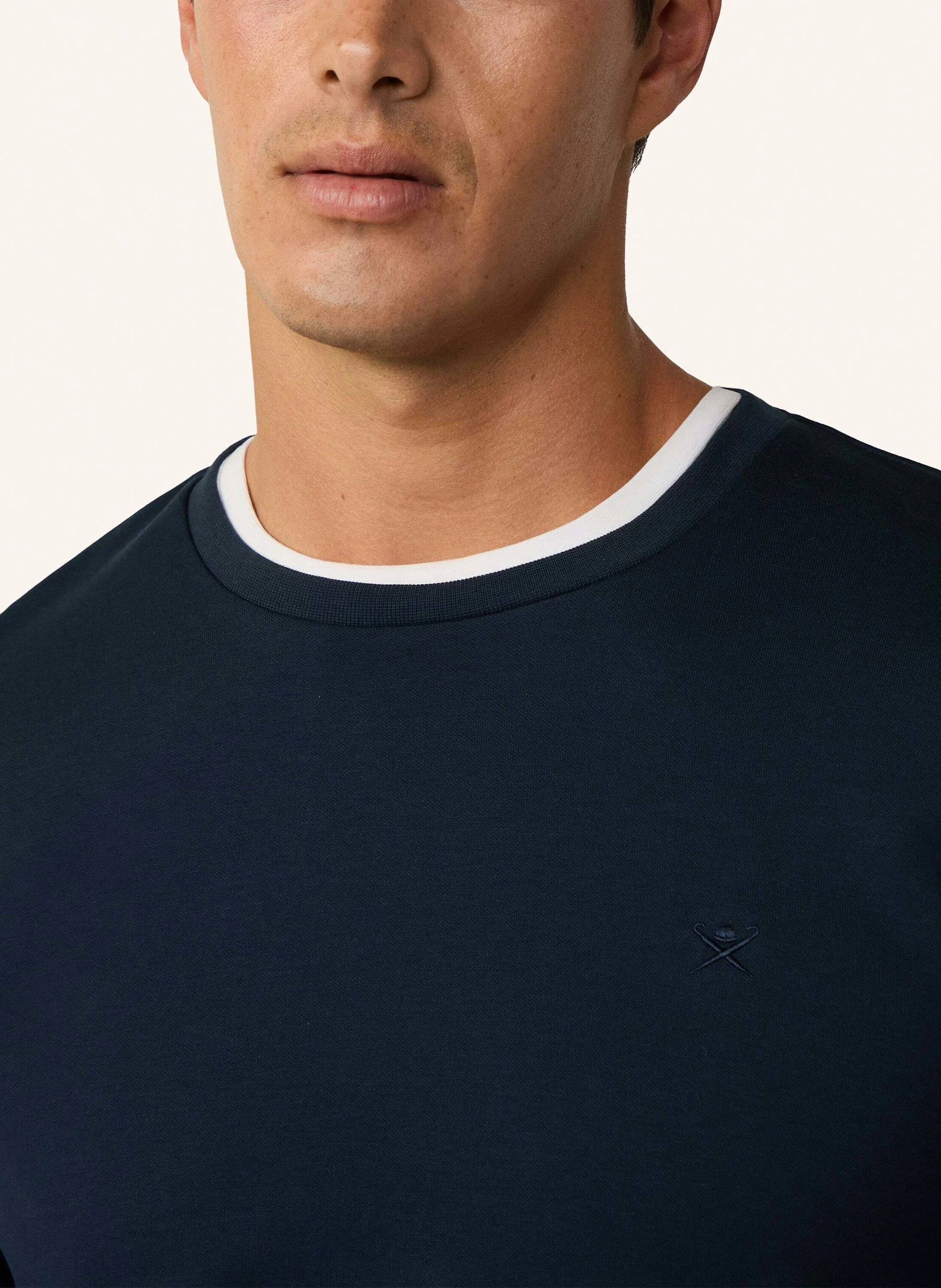 HACKETT LONDON Pullover DOUBLE KNIT CREW