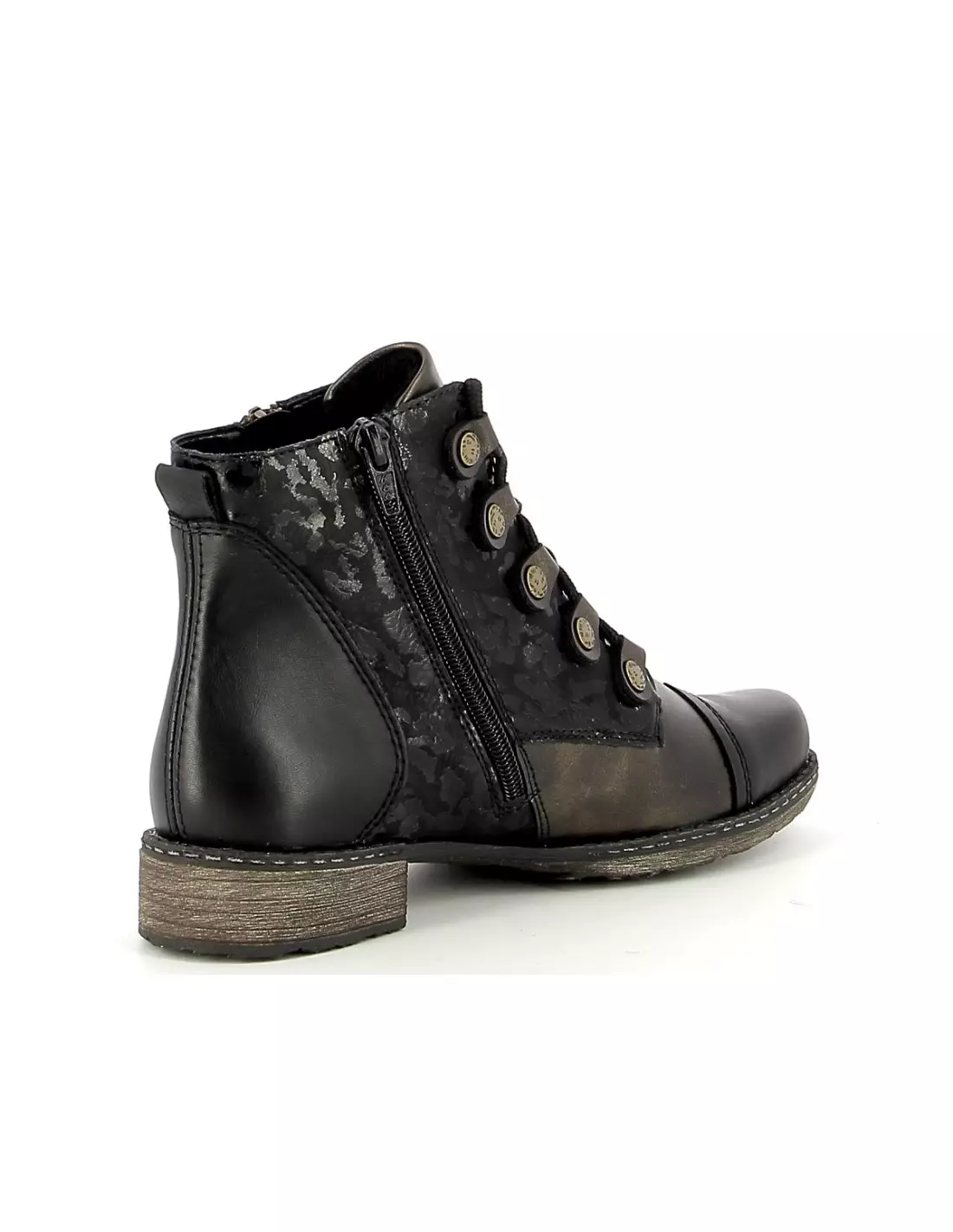 REMONTE D4391 02 - Boots & bottines schwarzantik