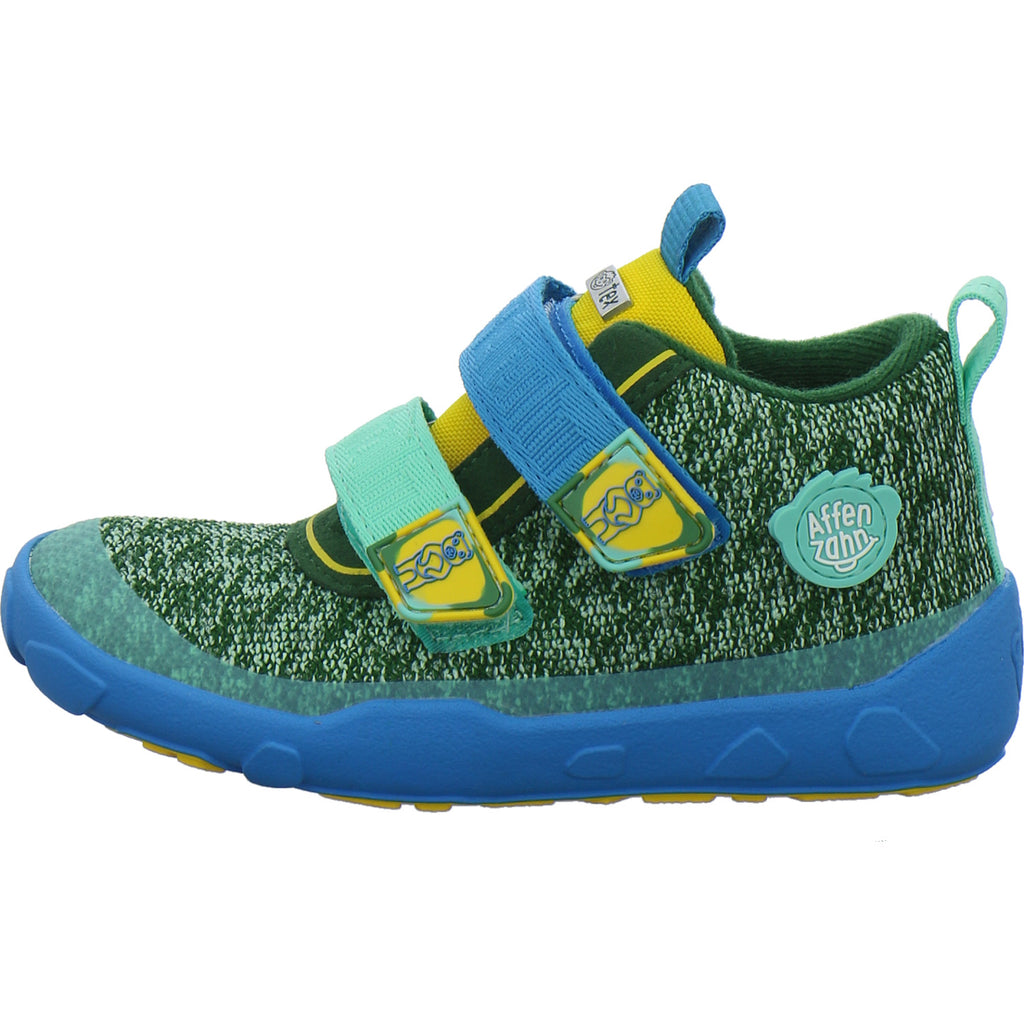 Affenzahn Stiefel ungefüttert Jungen Knit Happy grün