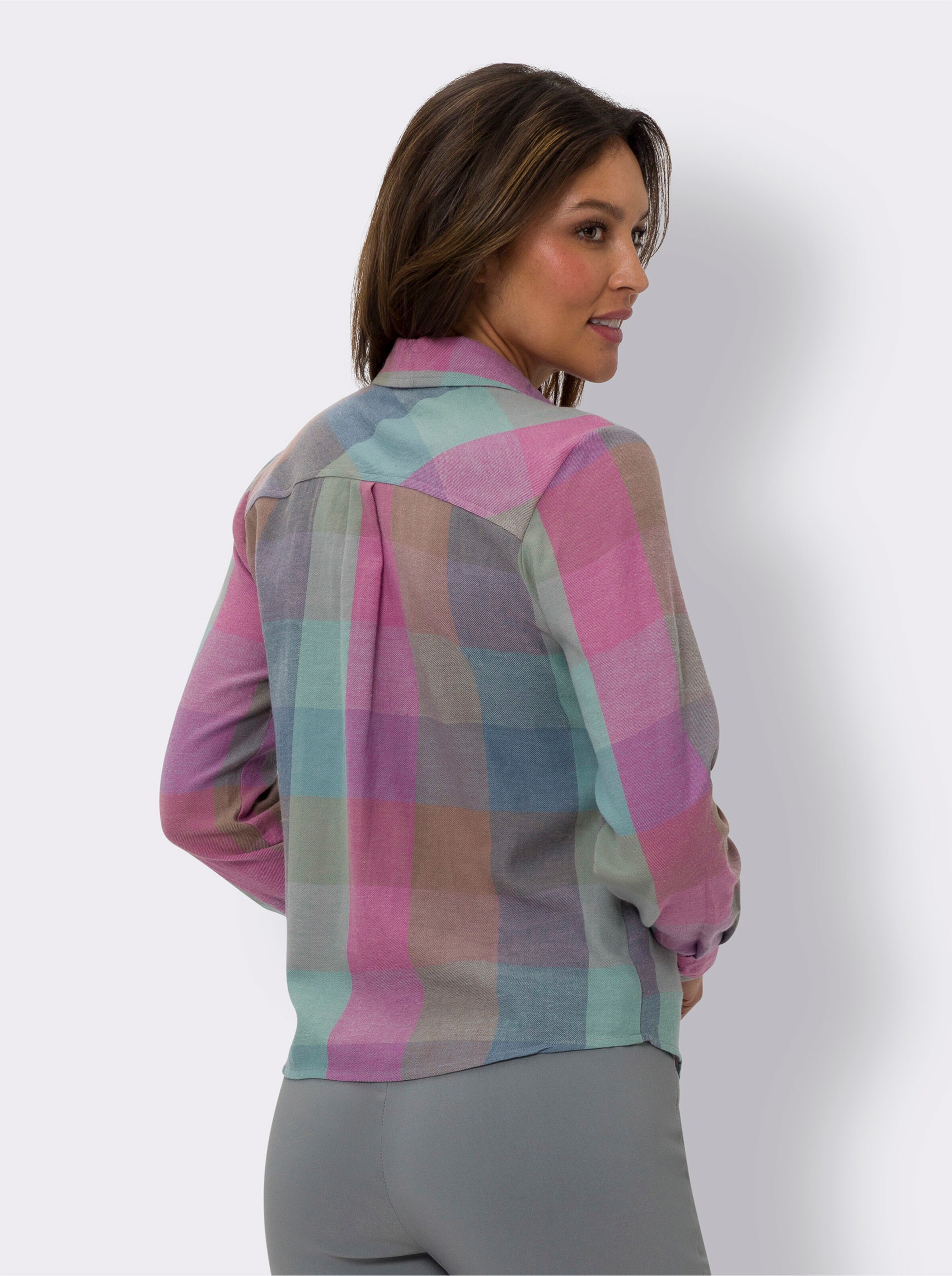 Flanell-Bluse