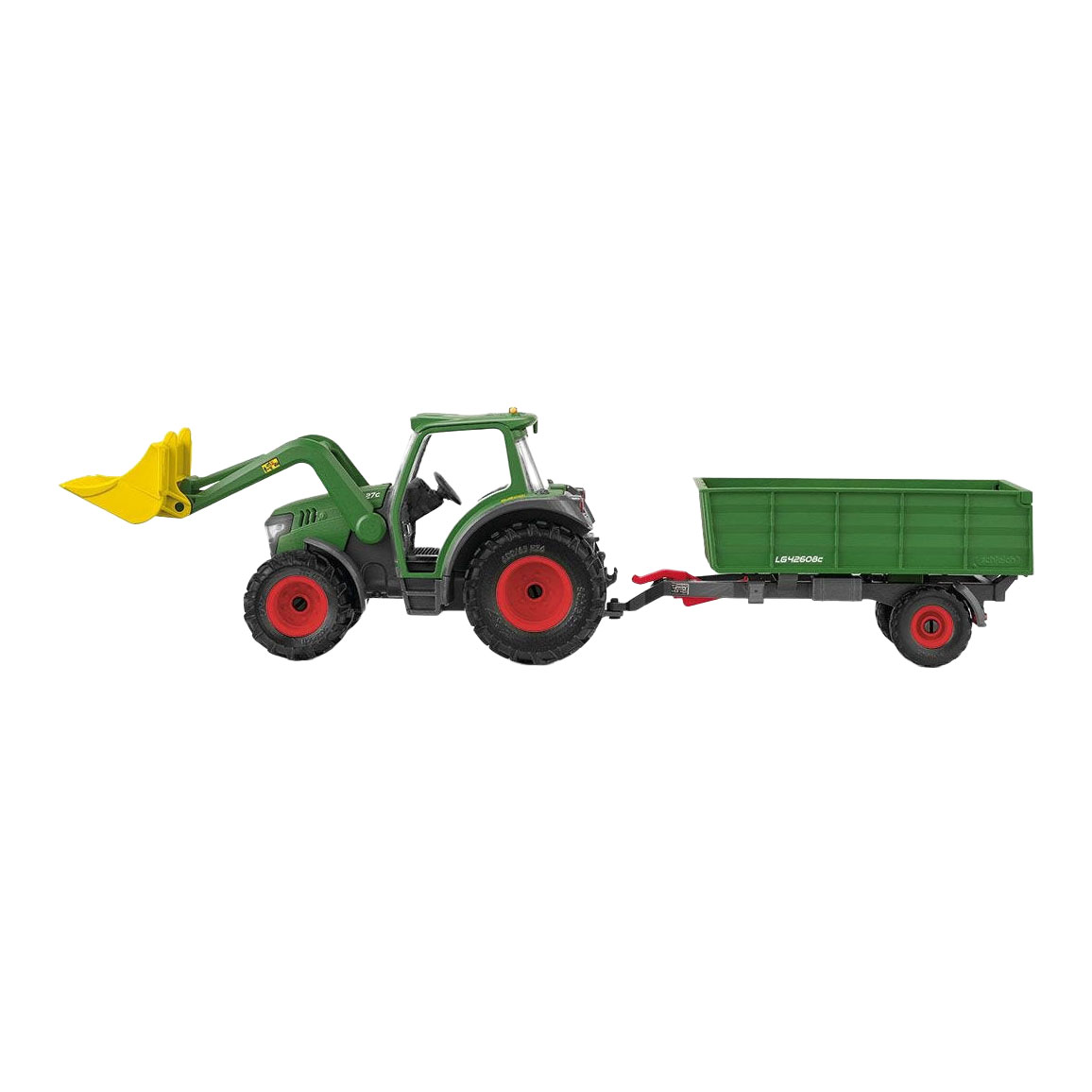 schleich FARM WORLD Tractor met Aanhanger 42608