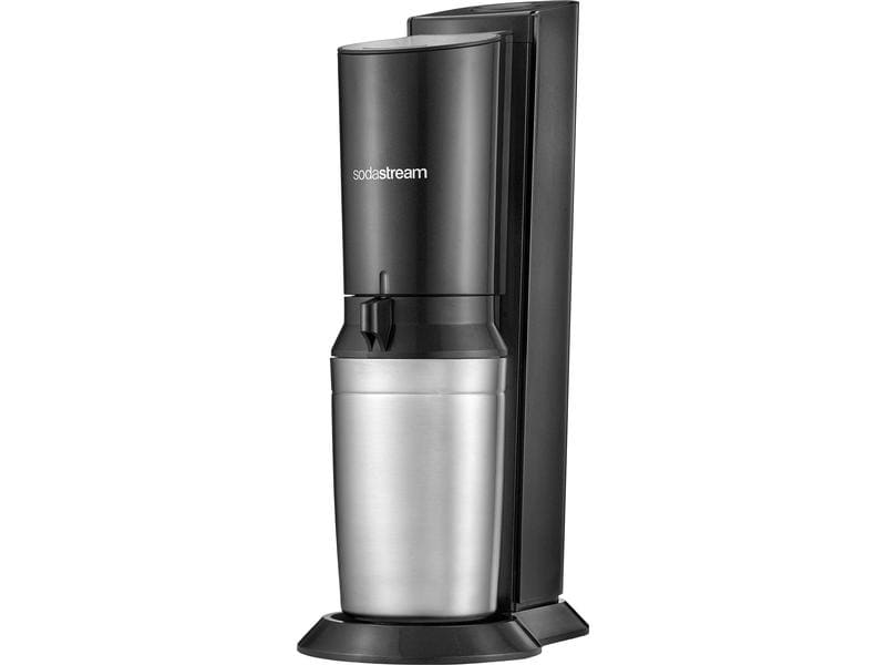 Sodastream Wassersprudler Crystal CQC Schwarz Design-Wassersprudler
