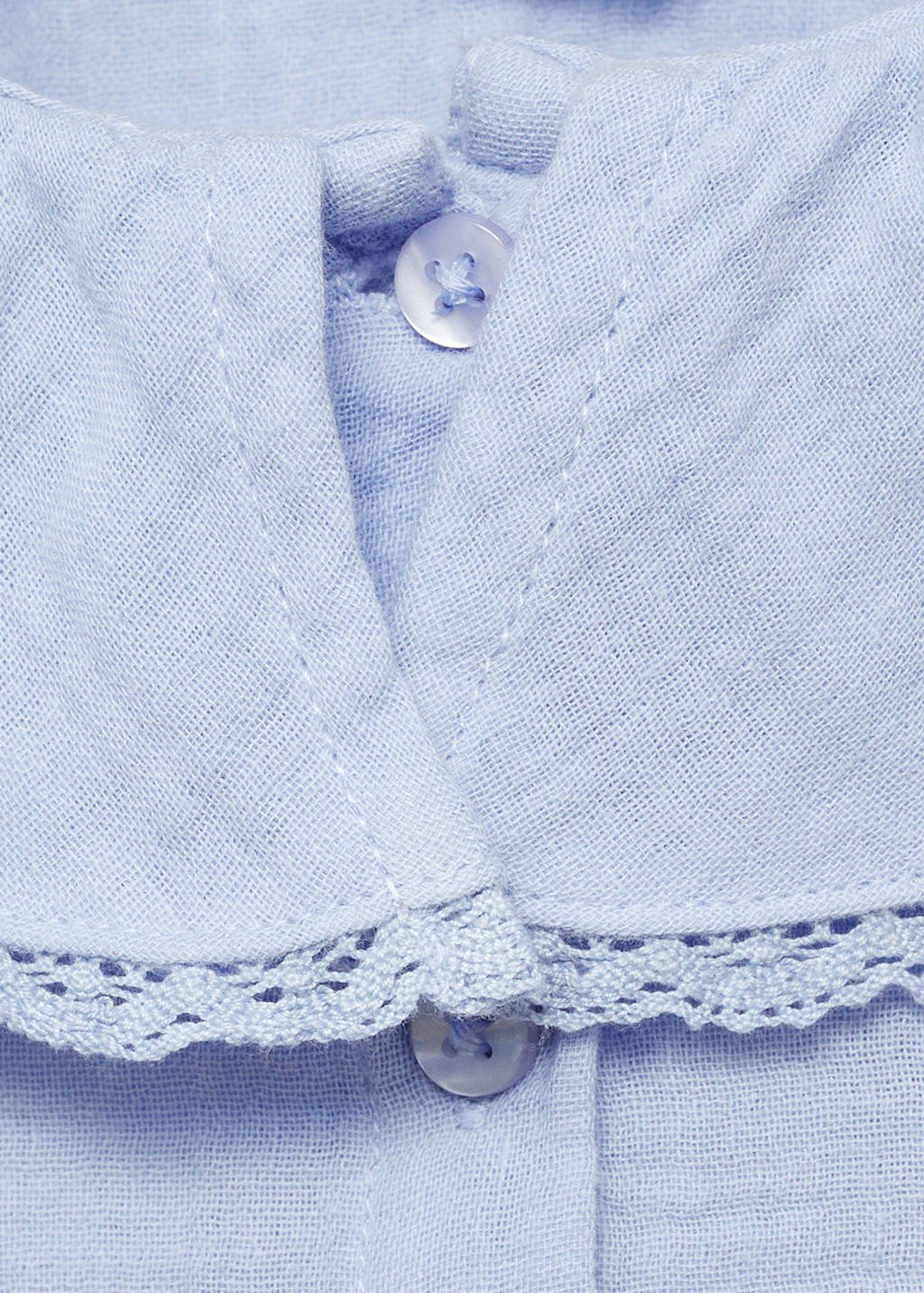 Mango Kids blouse lichtblauw