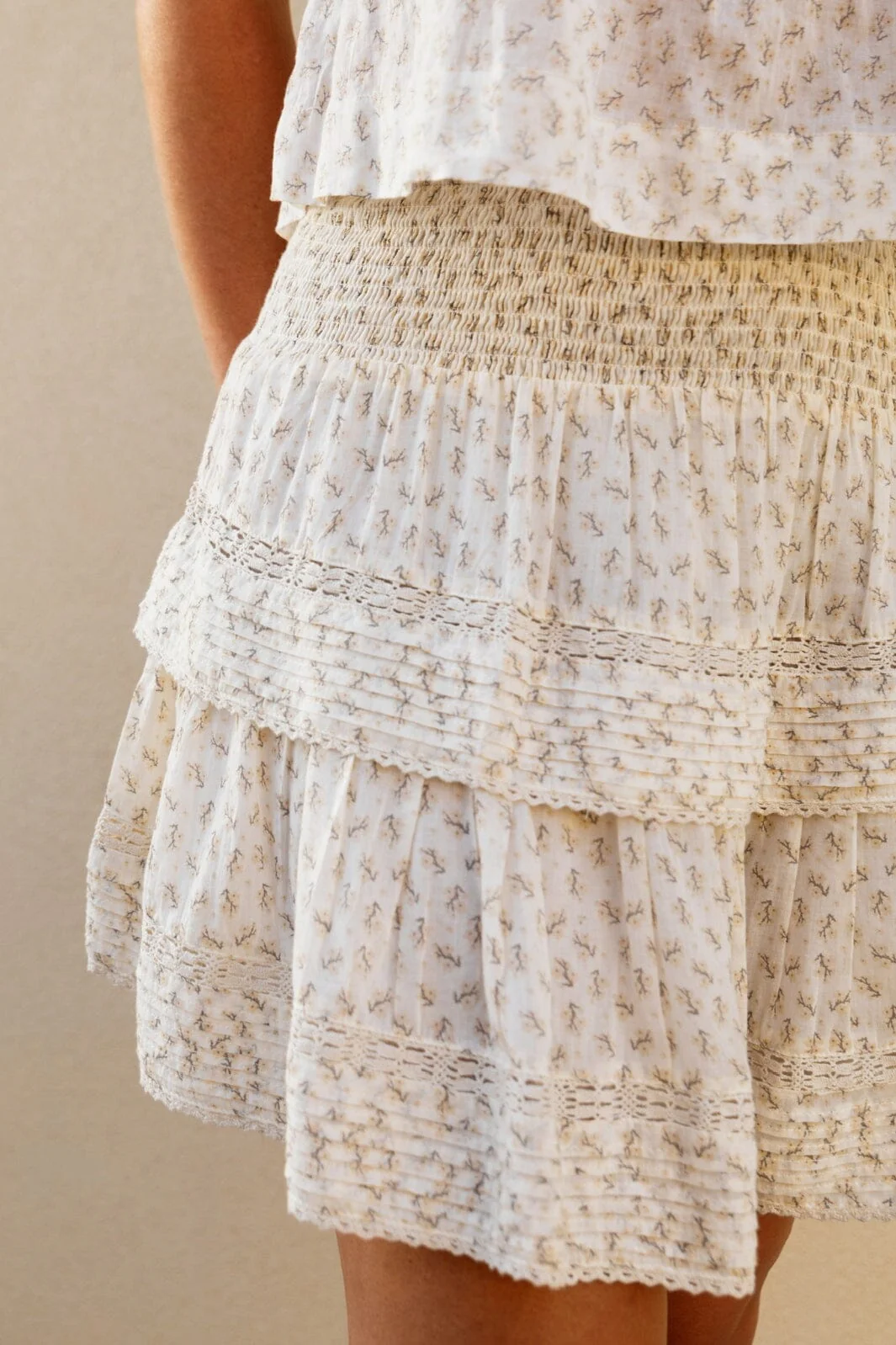 Neo Noir Kenia Basic Blossom Skirt