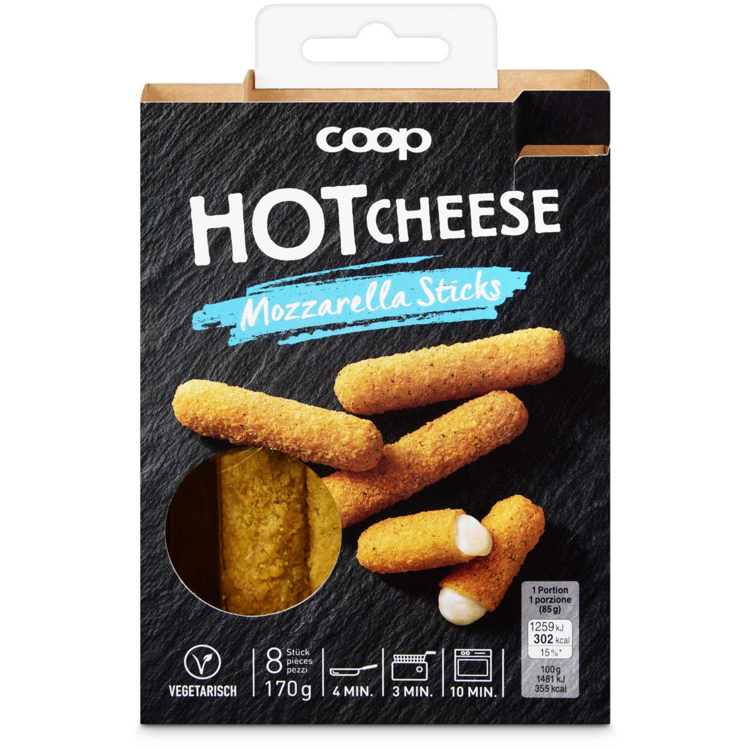 BBQ Mozzarella Sticks 8 Stück