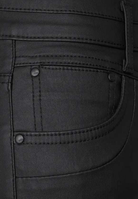 Casual Fit Coating Hose - Black