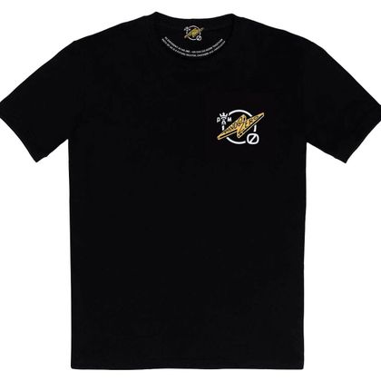 T-Shirt manches courtes Pando Moto MIKE ZERO 1 - Noir
