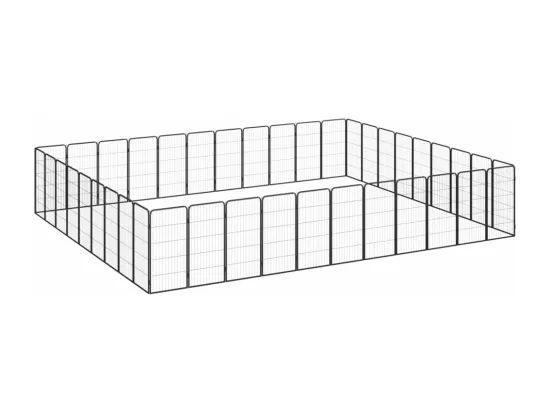 Parc pour chien 40 noire 550 x 450 x 100 cm 02_0043643