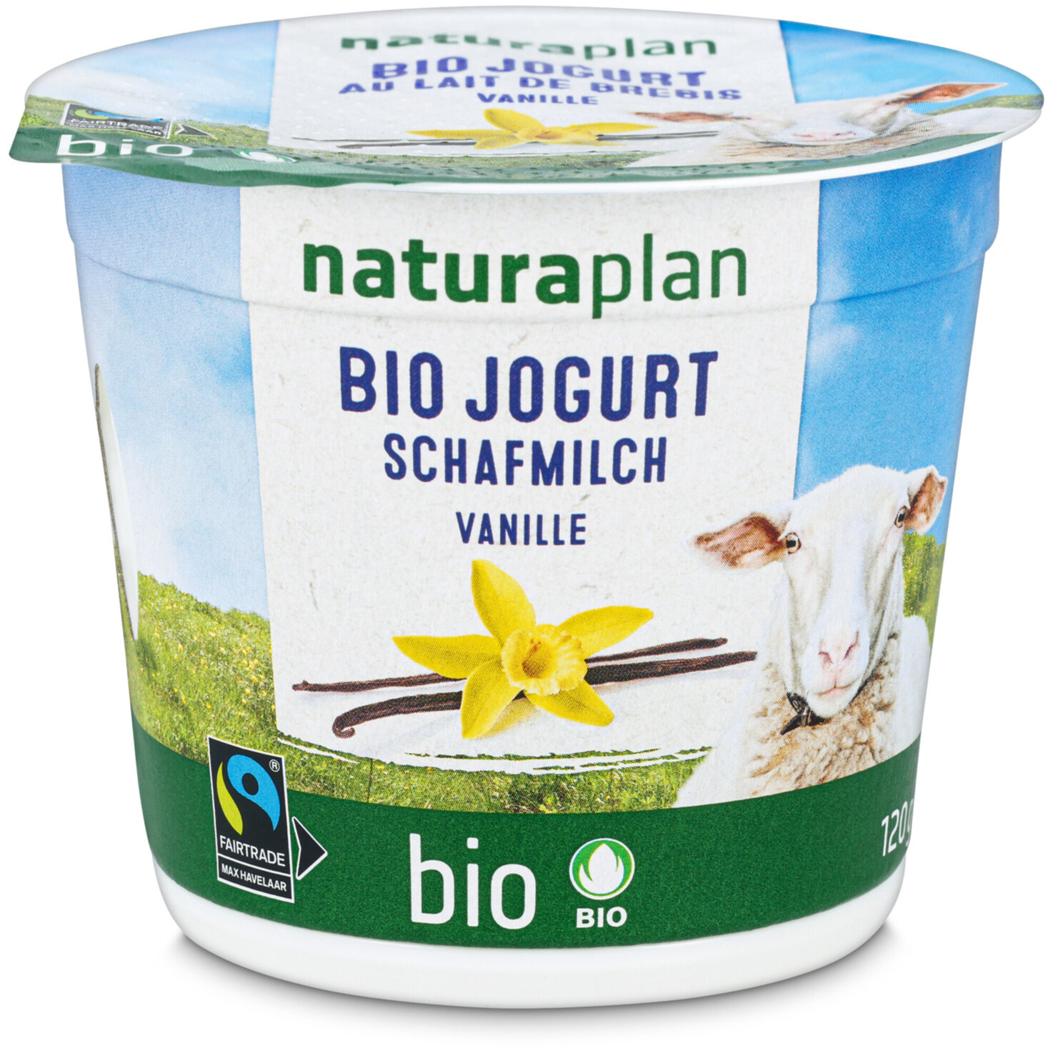 Naturaplan Bio Fairtrade Schafmilch-Joghurt Vanille