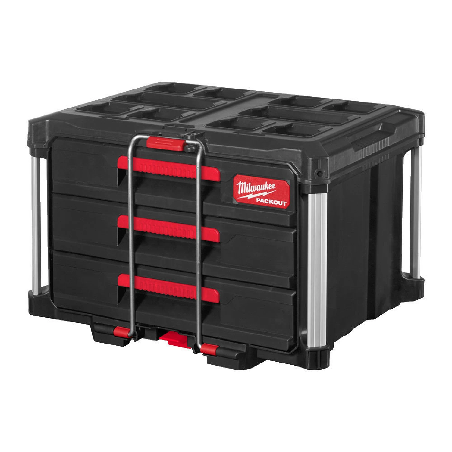 Milwaukee 4932472130 Packout gereedschapskoffer met 3 lades