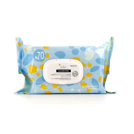 Klorane bébé - Lingettes nettoyantes douces