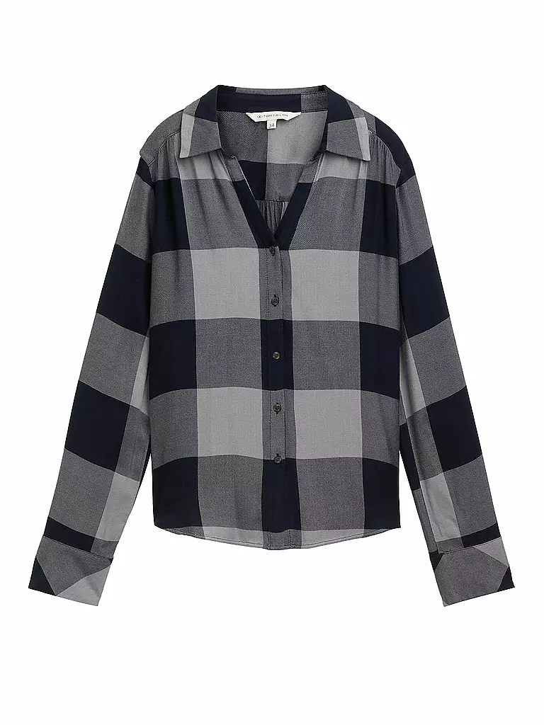 TOM TAILOR Bluse blau