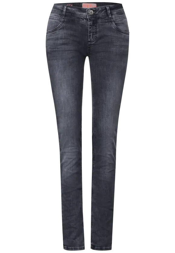 Graue Casual Fit Jeans - authentic grey wash