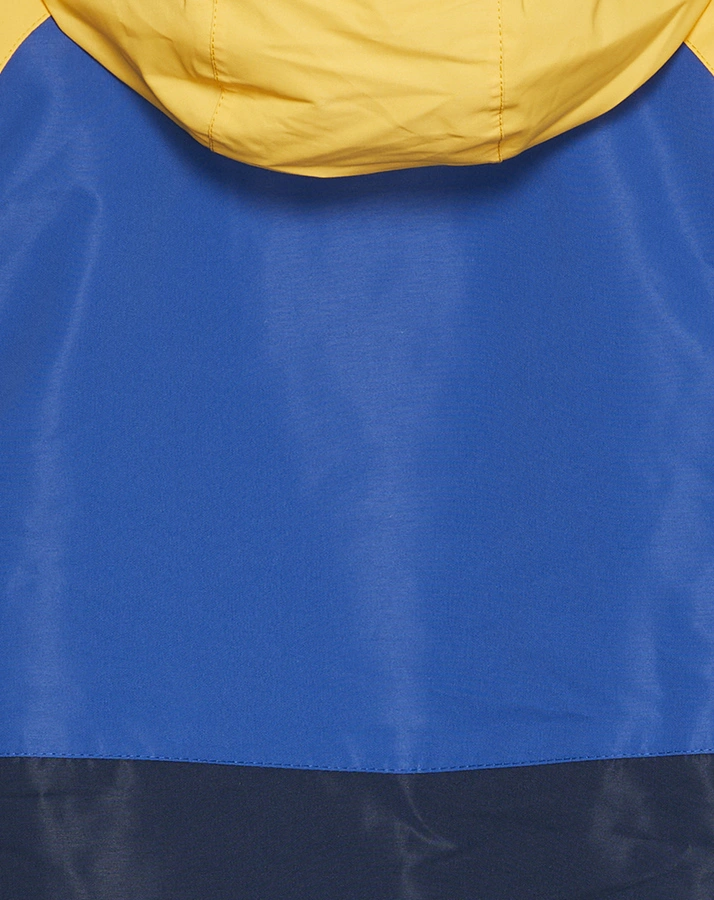 Funktions-Winterjacke SNEDRIVE in blau/gelb