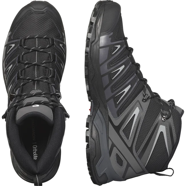 EXVANTAGE MID WATERPROOF  Hikingschuhe Herren Black/Magnet/Sharkskin