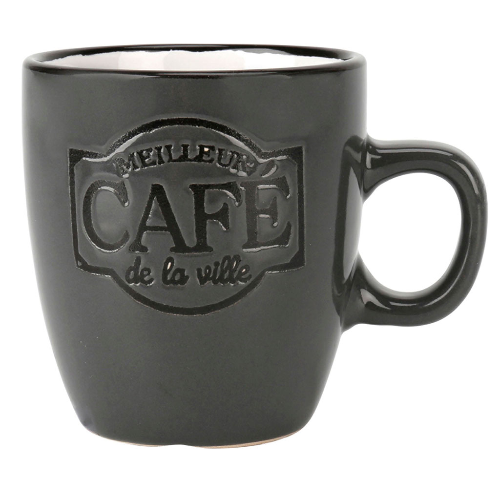 Tasse grès BISTRO grise 15cl
