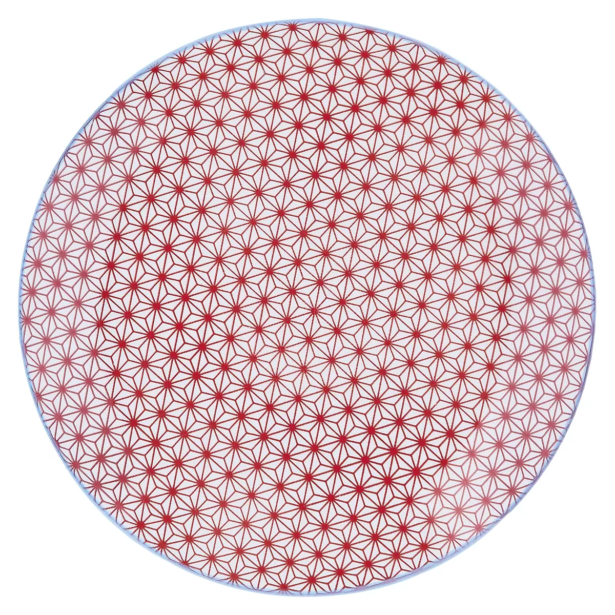 Teller klein PATTERN gelb,hellblau,rot