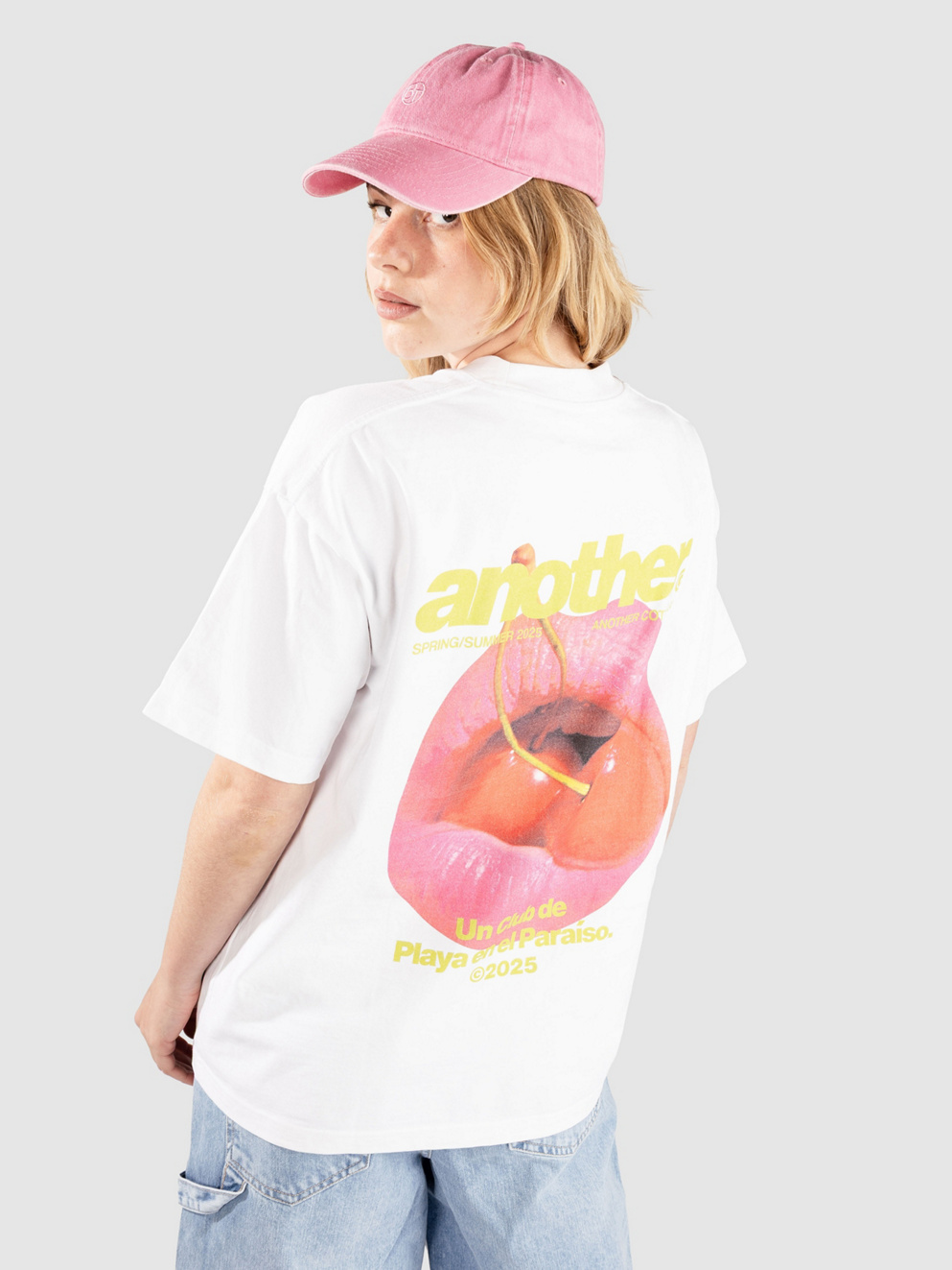 Another Cotton Lab El Paraiso Oversized T-Shirt white