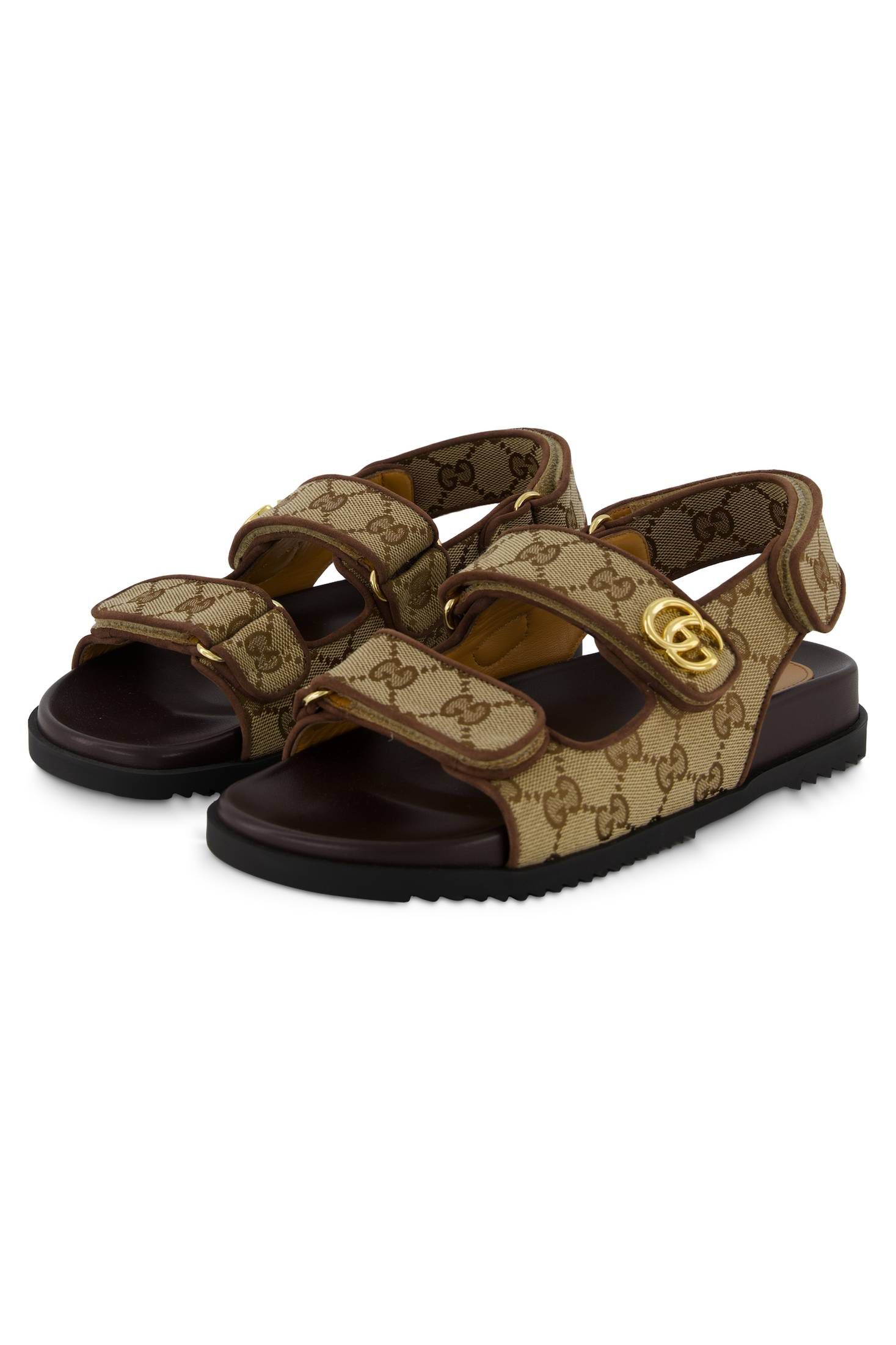 Gucci| Damen Sandalen MORITZ mit GG Canvas und Leder