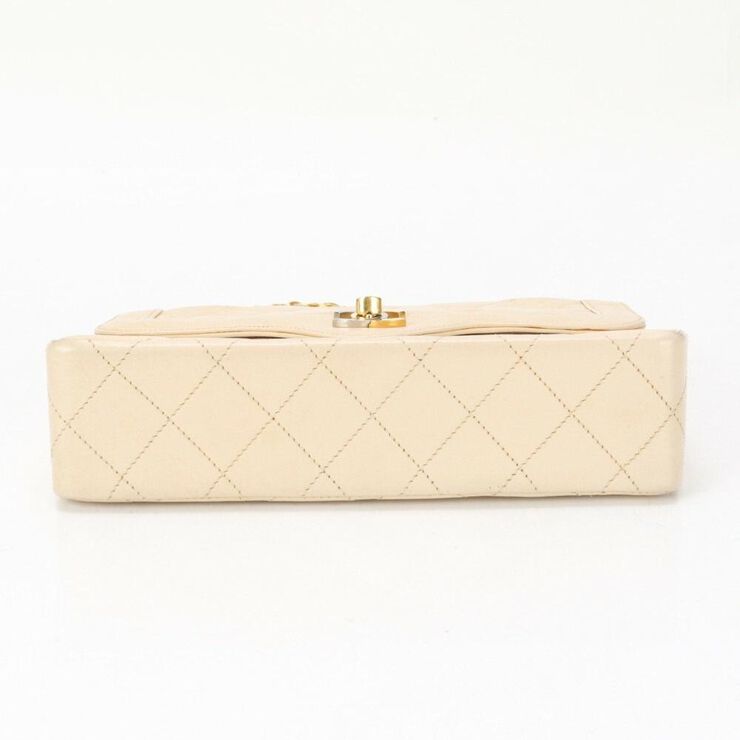 Chanel Vintage Chanel Flap Bag Beige