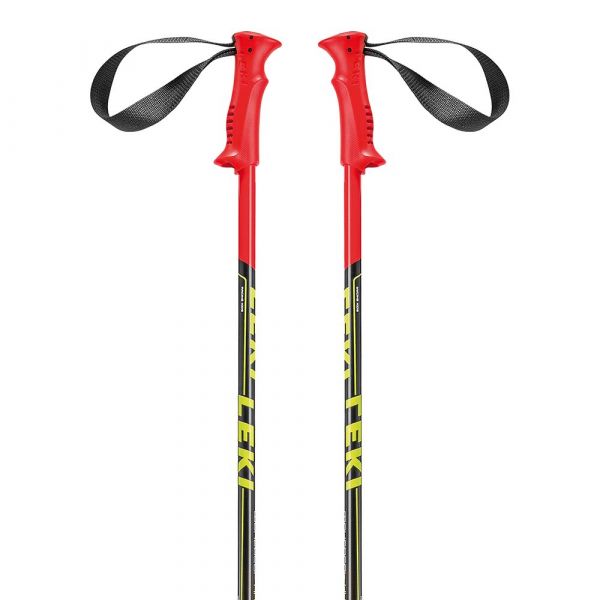 Leki Bastões Ski Racing Red / Black / Yellow