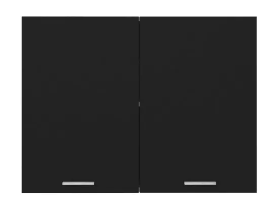Armoire suspendue Noir 80x31x60 cm Bois d’ingénierie