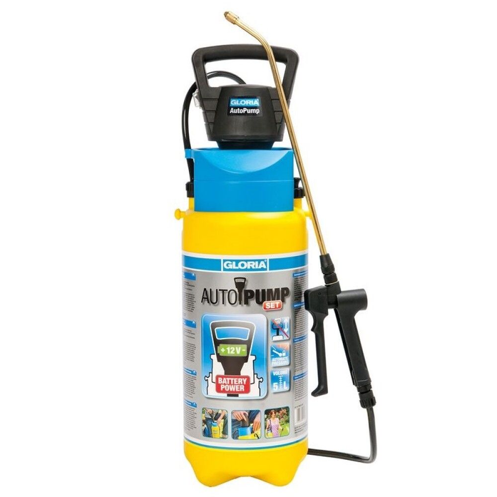 TRYKKSPRØYTE GLORIA AUTOPUMPE SET 5L