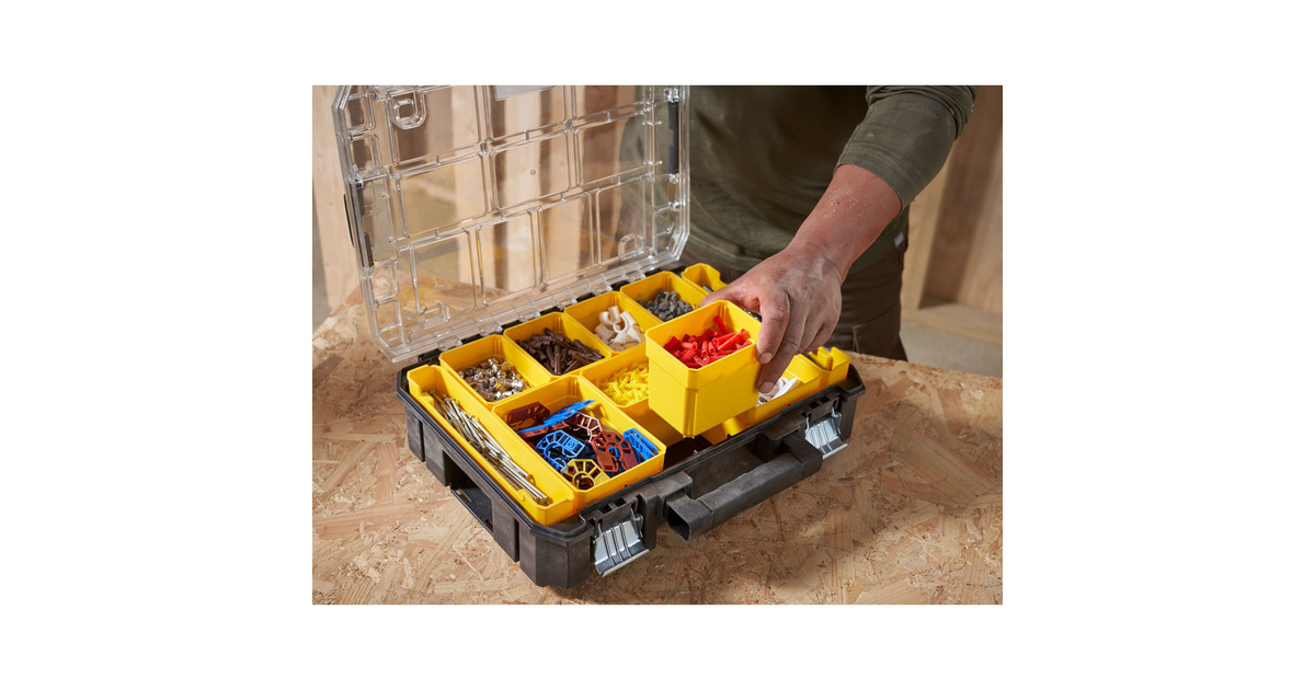 StanleyFATMAX PRO-STACK Organizer Compact gereedschapskist  (Zwart/geel)