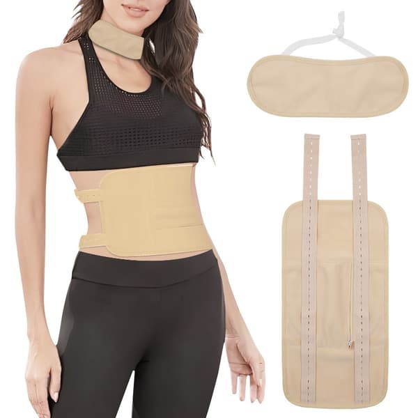 INF Justerbar Castor Oil Pack Wrap for Waist - Komfort og støtte