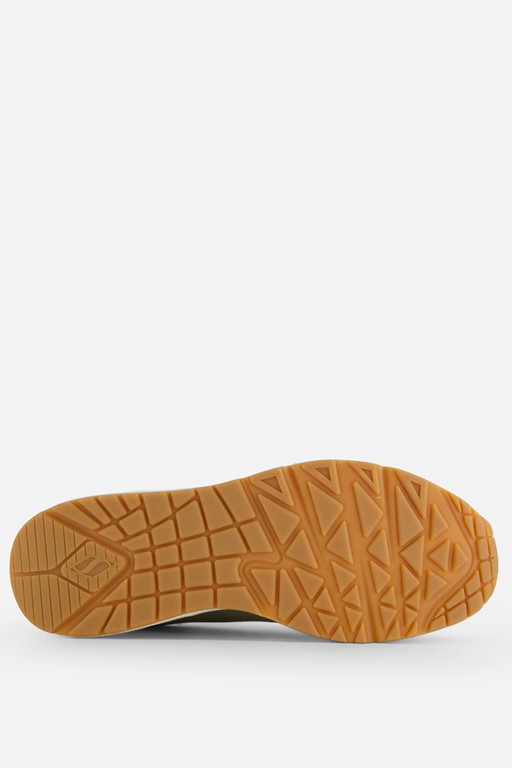 Skechers Uno Layover Sneakers beige Textiel