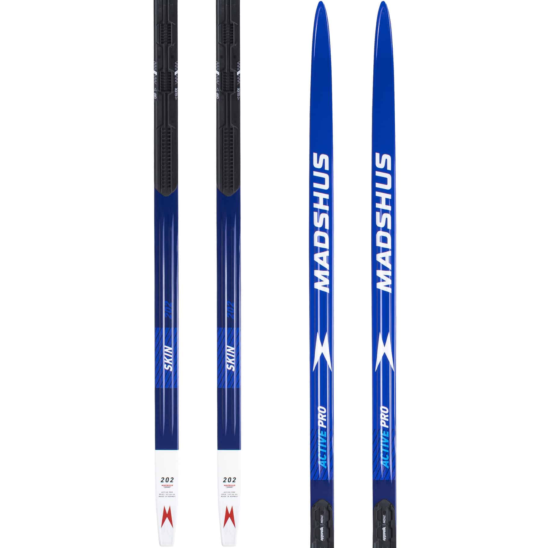 Madshus Active Pro Skin incl. Performance Bindung (2022/23) | Classic | Langlaufski | Langlauf | XSPO