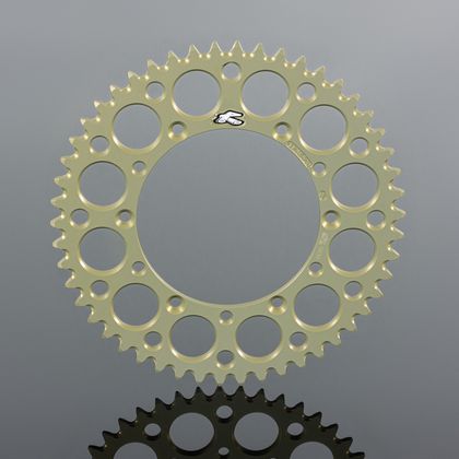 Couronne Renthal aluminium Ultra-Light anti-boue anodisé dur 224U - 520