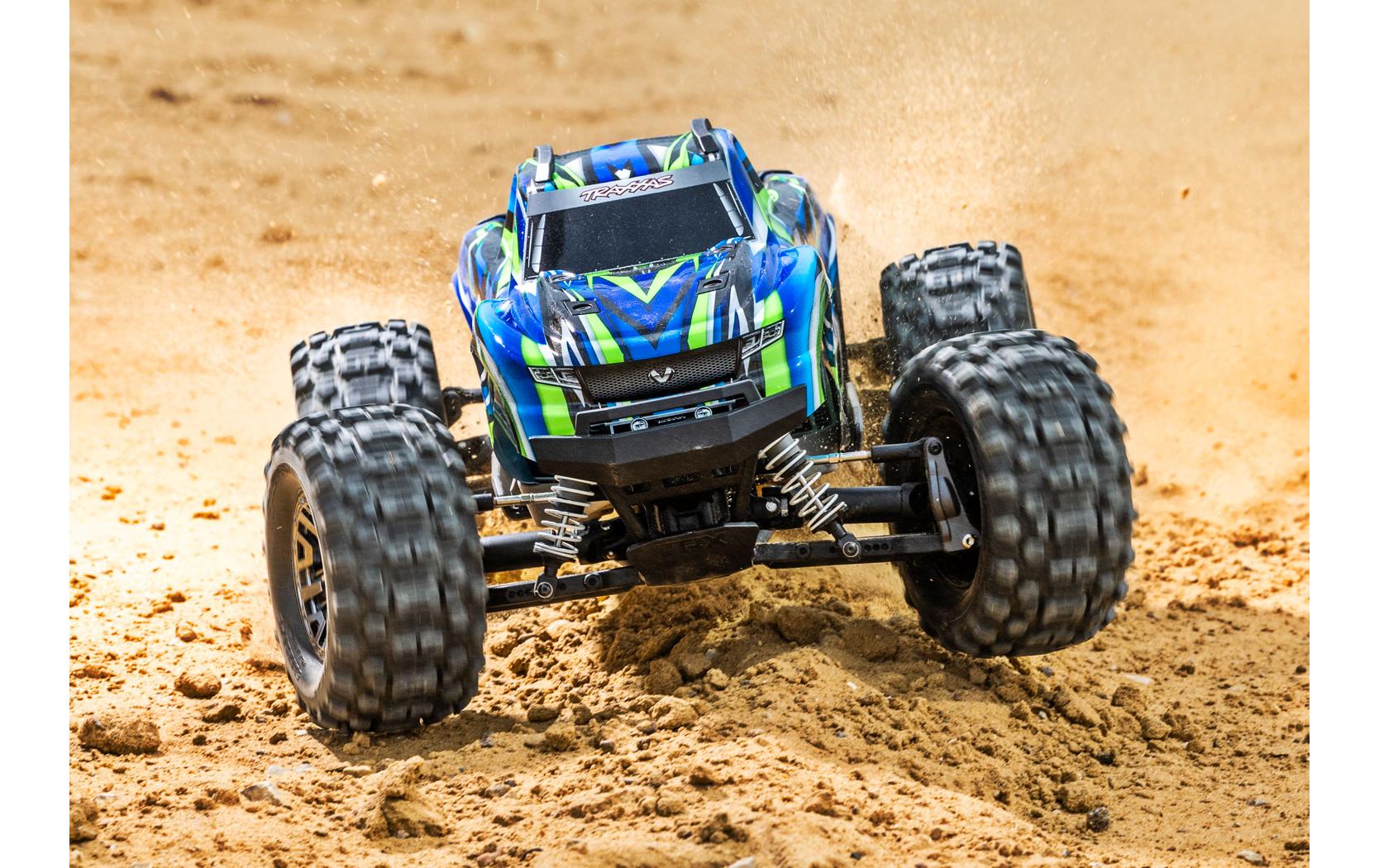 Monster Truck Stampede 4x4 VXL Grün, ARTR, 1:10<br>Robuster 4WD Brushless Monstertruck