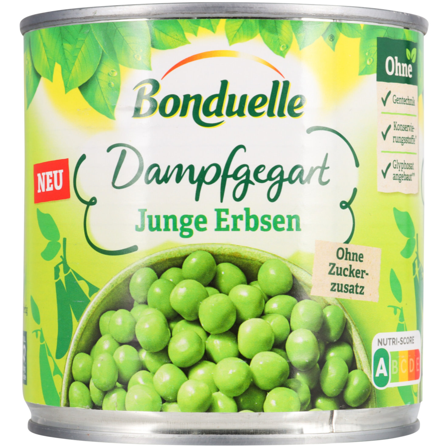 Bonduelle Junge Erbsen Dampfgegart