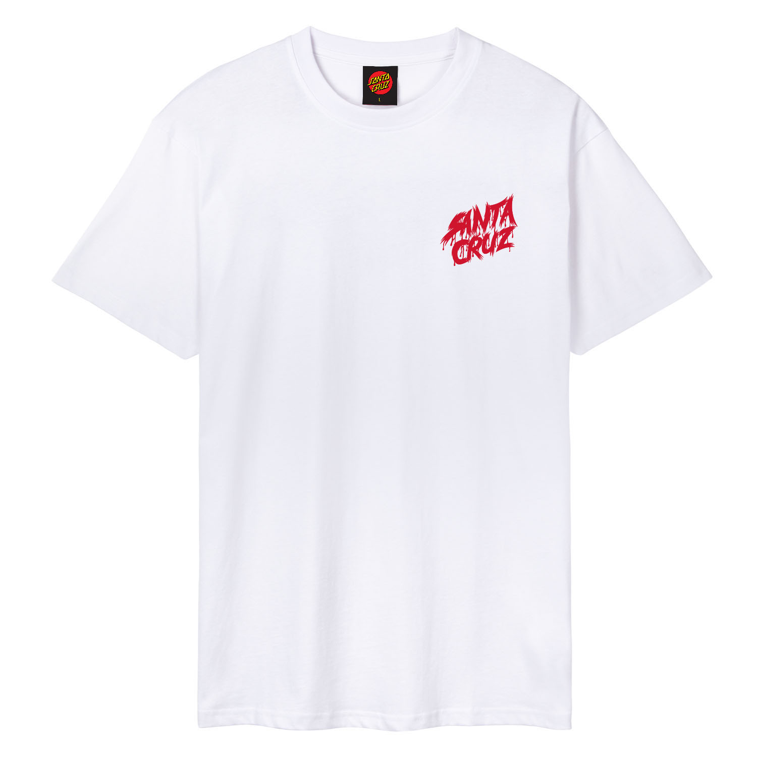 Santa Cruz Meek Concrete Slasher T-Shirt White