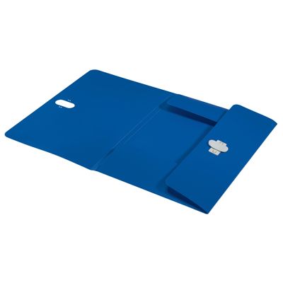 Leitz - chemise à 3 rabats - A4 - pour 150 feuilles - bleu