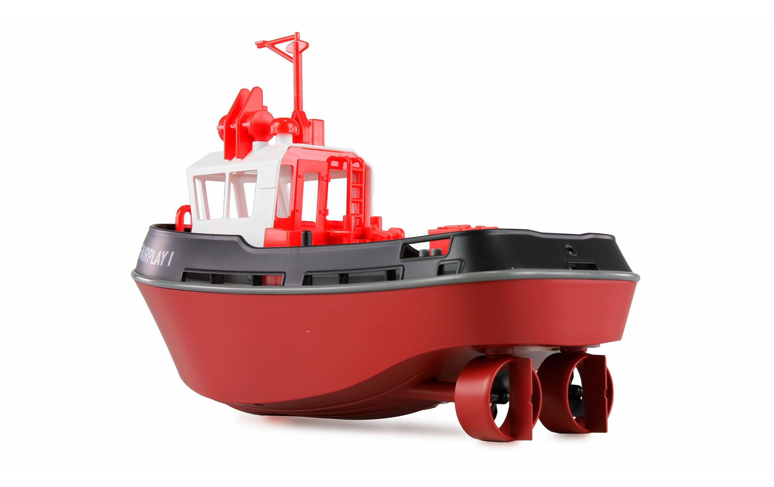 Boot Fairplay I Schlepper Schwarz, RTR, 1:722-Motoriges ferngesteuertes Boot