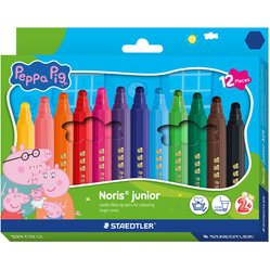 Feutre Noris junior Peppa, étui en carton de 6