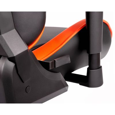 Fauteuil gamer ARMOR - accoudoirs réglables - Noir et orange