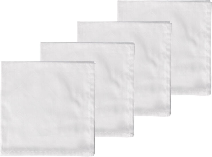 Södahl Serviet Tiles Damask Optisk hvid 4 stk Optisk hvid