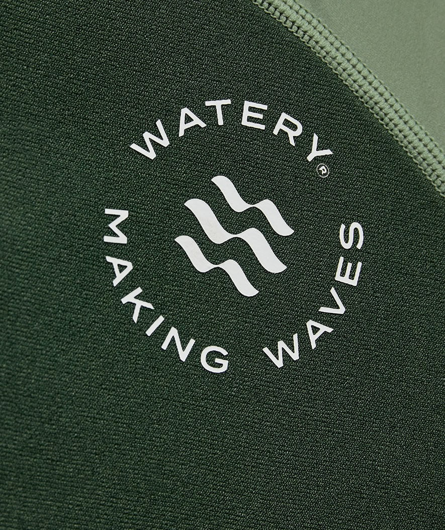 Watery UV våddragt til børn - Calypso Shorty - Grøn/lysegrøn