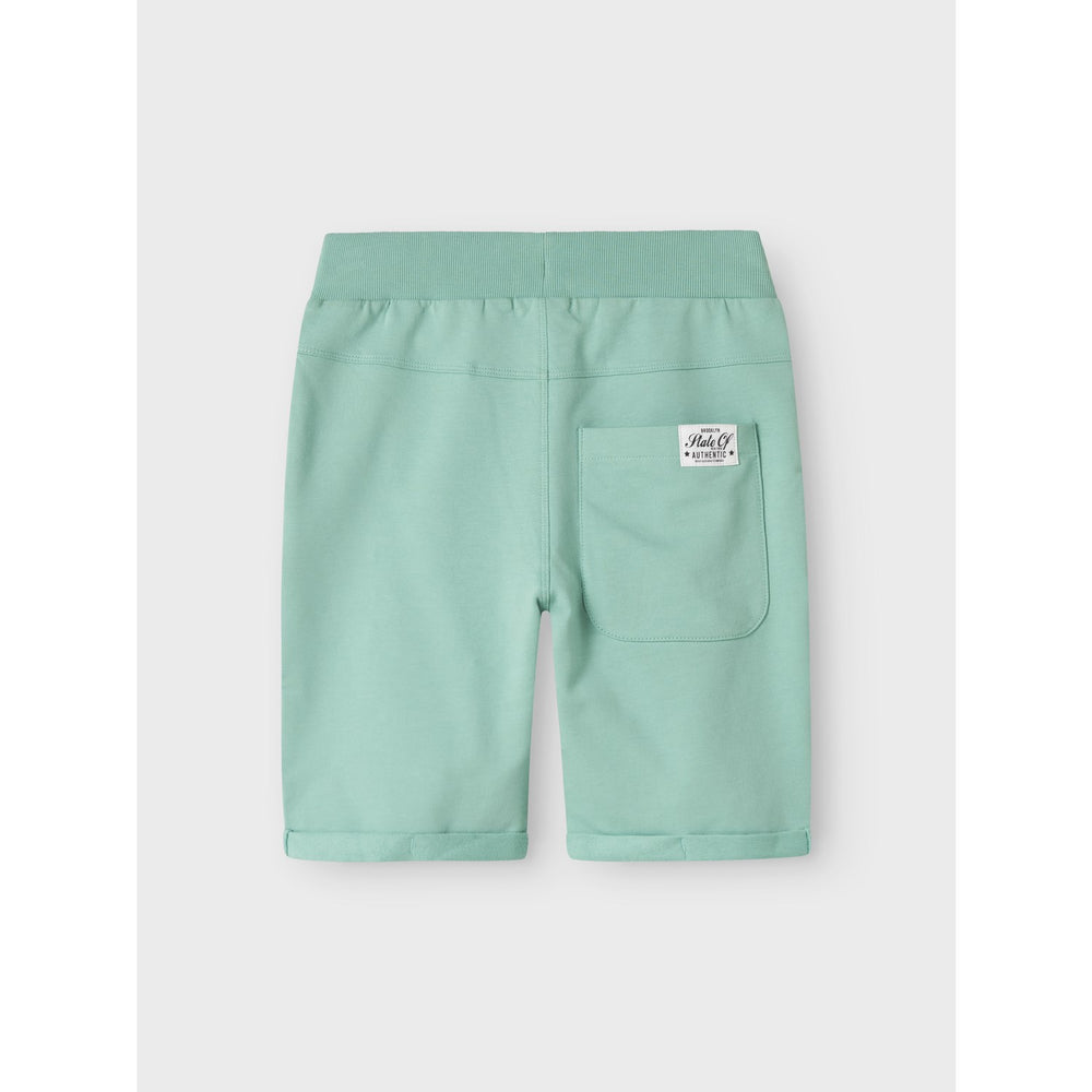 Køb Name It Creme De Menthe Vermo Long Sweat Shorts Noos