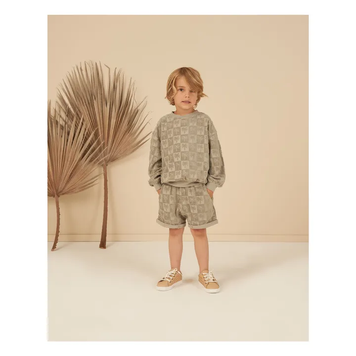 Rylee + Cru Short Eponge Palmiers | Sauge
